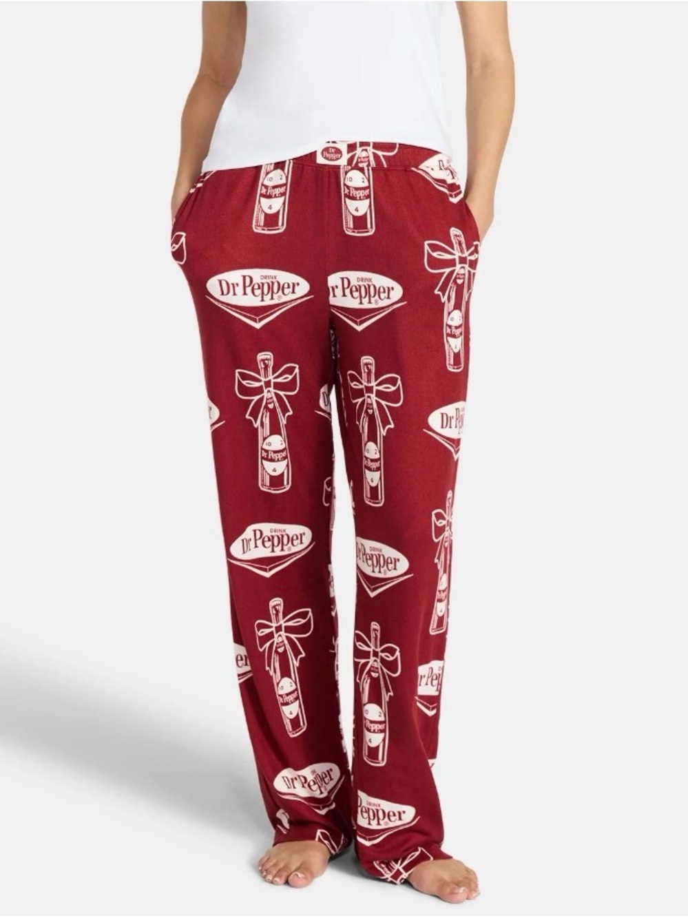 New Dr Pepper Sleep Pants PJs Lounge Women’s XL (16 - 18) Pockets